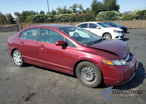 2007 Honda Civic Lx z USA, uszkodzony, nr VIN 1HGFA16507L124358
